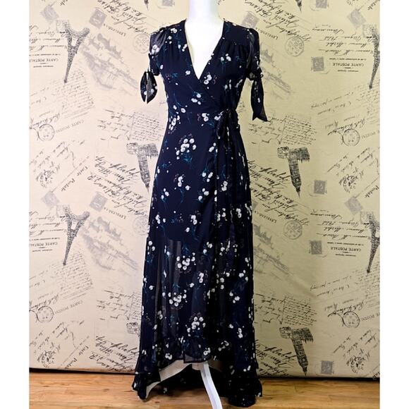 Miami Floral wrap dress size Small - Picture 2 of 12